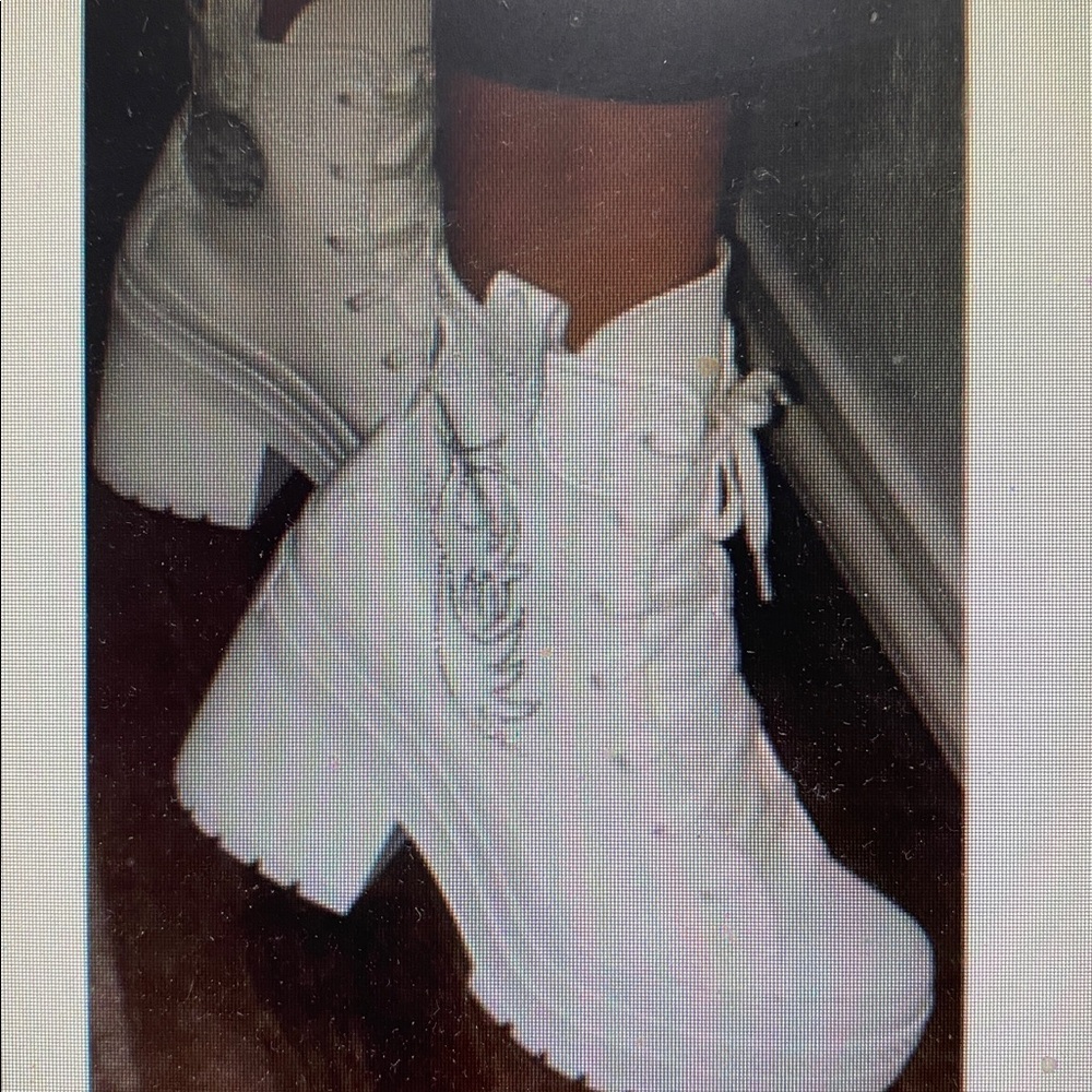 Converse Chuck Taylor 70DeLuxe Hi Western Platform White High-TopSneakers NIB9.5 - Picture 8 of 17